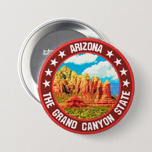 Arizona                                            button (Front & Back)