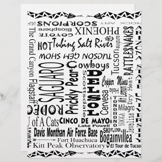 Arizona Buzz Words (Front/Back)