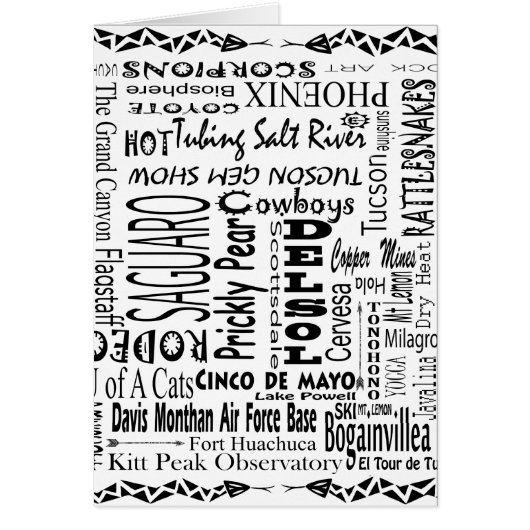 Arizona Buzz Words Cards (Front)