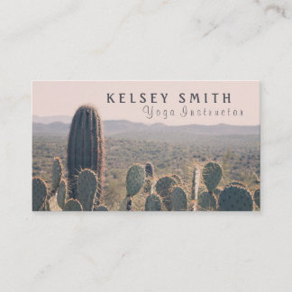 Arizona Cacti - Yoga Instructor | Business Card