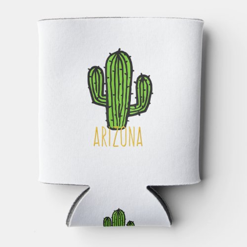 Arizona Cactus _ AZ Souvenir T_Shirt Can Cooler