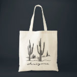 Arizona Cactus Country Tote Bag<br><div class="desc">Cactus Country with Arizona Signature designed by Phoenix March</div>