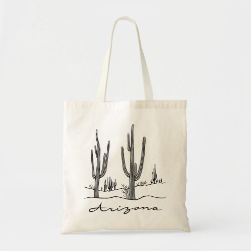 Arizona Cactus Country Tote Bag