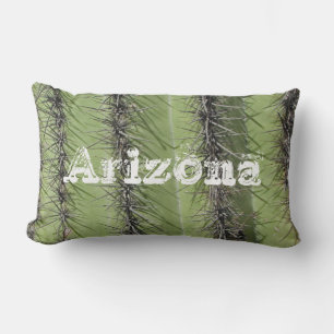 Arizona Cactus Needle Photo Desert Plant Saguaro Lumbar Pillow