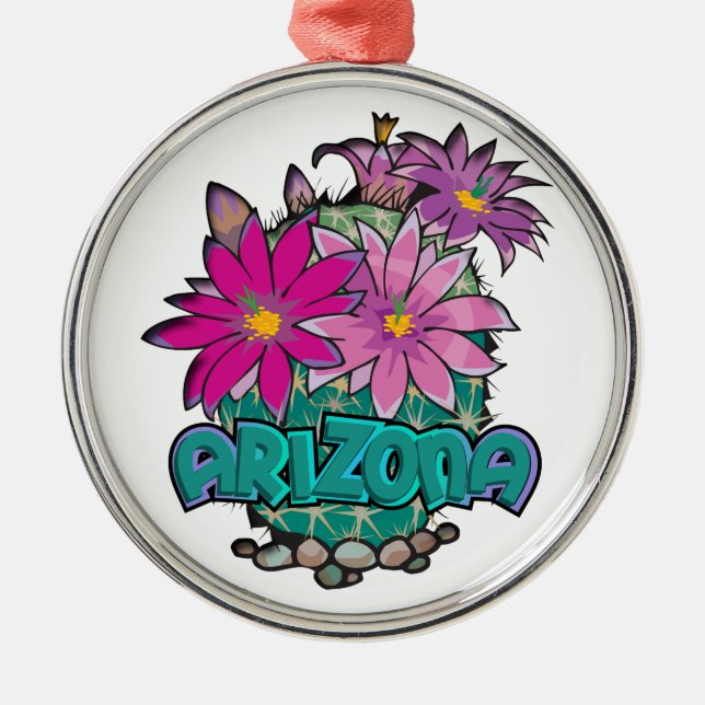 Arizona Cactus Ornament (Front)