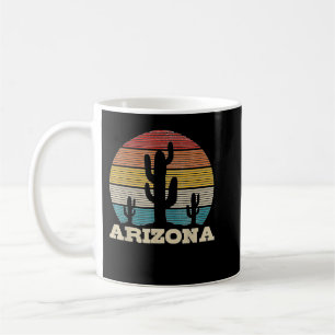 Arizona Cactus Vintage Retro Desert Souvenir Gift Coffee Mug