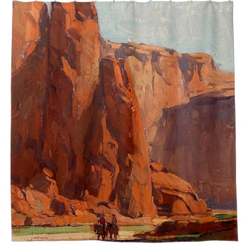Arizona Canyon by Edgar Payne Shower Curtain
