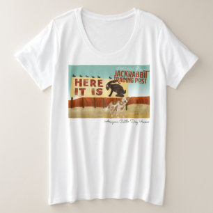 Arizona Cattle Dog Rescue - HERE IT IS Jackrabbit Plus Size T-Shirt