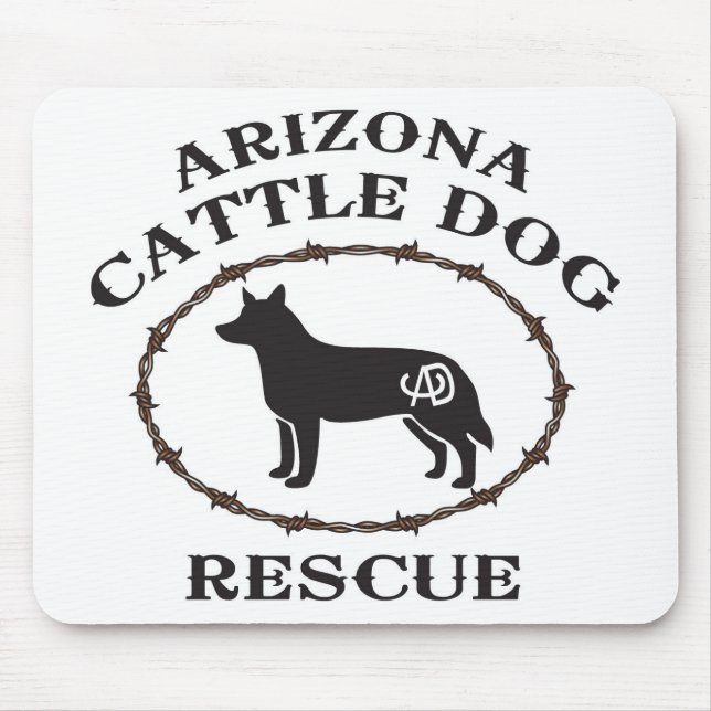 Arizona Cattle Dog Rescue Mouse Pad (Front)