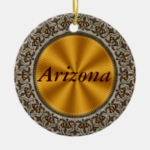 Arizona Ceramic Ornament