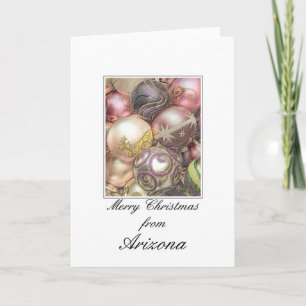 Arizona  Christmas Card, state specific Holiday Card