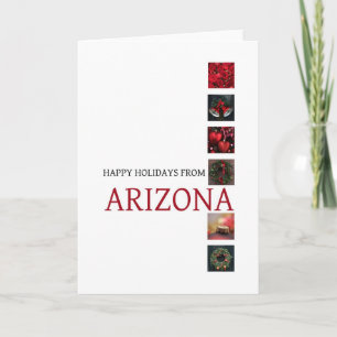 Arizona Christmas Card with ornaments