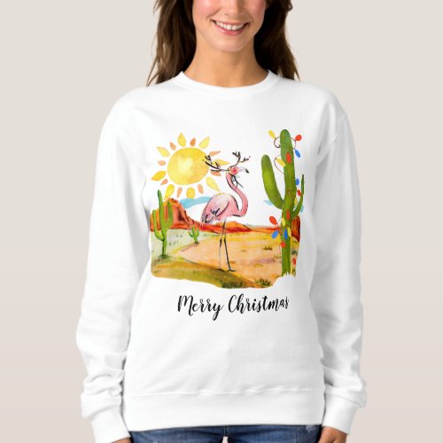 Arizona Christmas Flamingo T_Shirt Sweatshirt