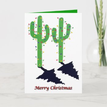 Arizona Christmas Holiday Card by bubbasbunkhouse at Zazzle