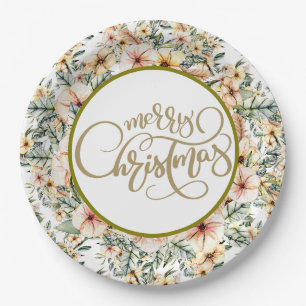Arizona Christmas in Desert Paper Plates