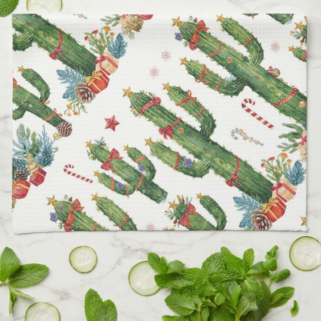 Arizona Christmas themed  Kitchen Towel (Folded)