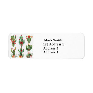 Arizona Christmas themed Label