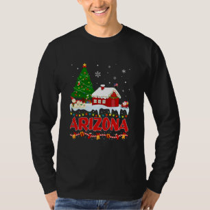 Arizona Christmas Tree Light Pyjama State of T-Shirt