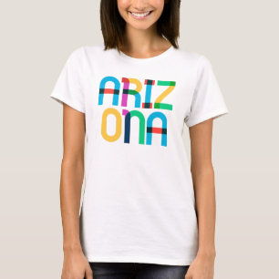 Arizona Classic Vintage Colorful 80s Pop Art T-Shirt