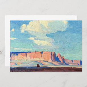 Arizona Clouds by Edgar Payne Thank You Card