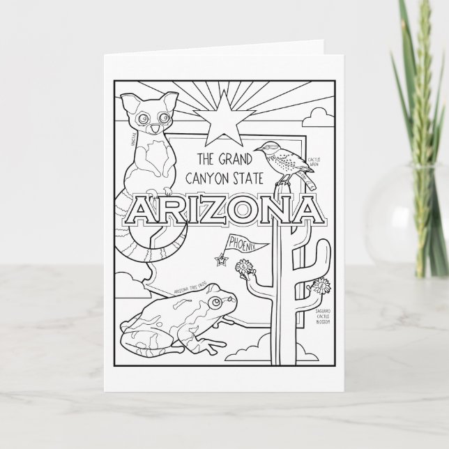 arizona color me collage holiday card (Front)