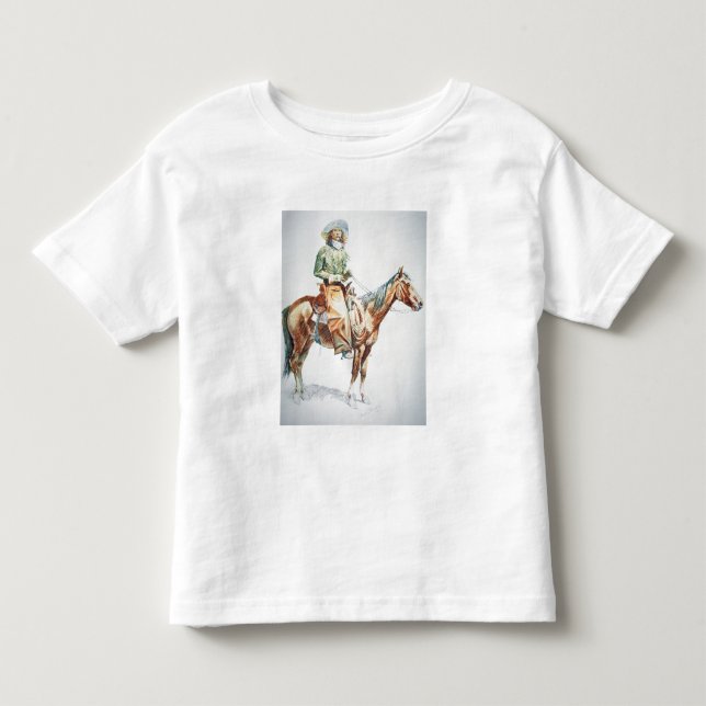 Arizona Cowboy, 1901 (crayon on paper) Toddler T-shirt (Front)