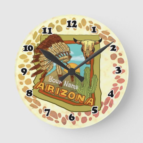 Arizona custom name clock