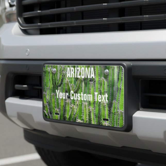 Arizona Custom Personalized Cactus Cacti License Plate (Creator Uploaded)