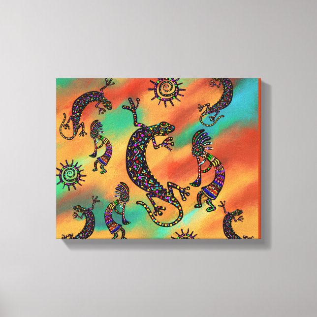 Arizona Desert Art Canvas Print (Front)