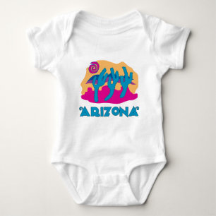 Arizona Desert Blue Baby Bodysuit