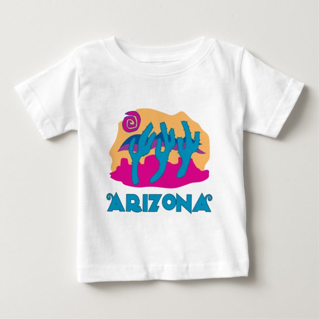 Arizona Desert Blue Baby T-Shirt (Front)