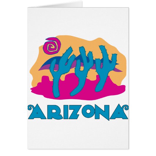Arizona Desert Blue Cards (Front)