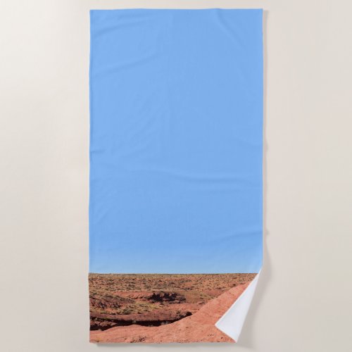 Arizona Desert Blue Sky Beach Towel