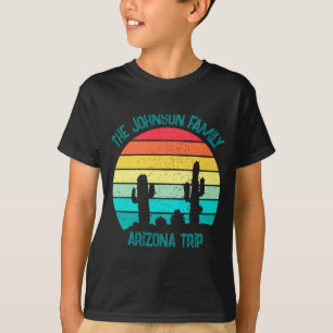 Arizona Desert Cactus Sunset Trip Kids T-Shirt