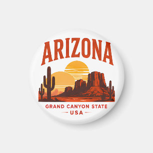 Arizona Desert Canyon Escape Magnet