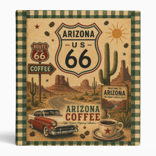 Arizona Desert Coffee Recipe Roads 3 Ring Binder