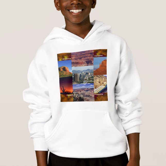 Arizona Desert Collage Hoodie (Front)