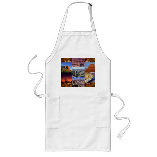 Arizona Desert Collage Long Apron