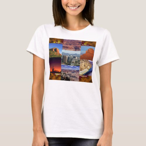 Arizona Desert Collage T_Shirt