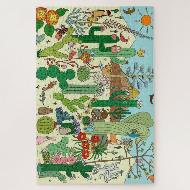 Arizona Desert Jigsaw Puzzle (Vertical)