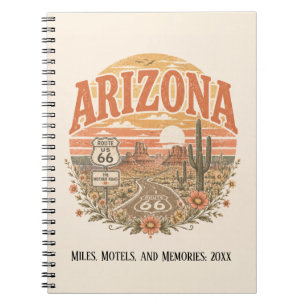 Arizona Desert Road Trip Memories Notebook