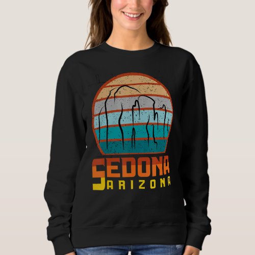 Arizona Desert Sedona Cactus Canyon Camping Nation Sweatshirt