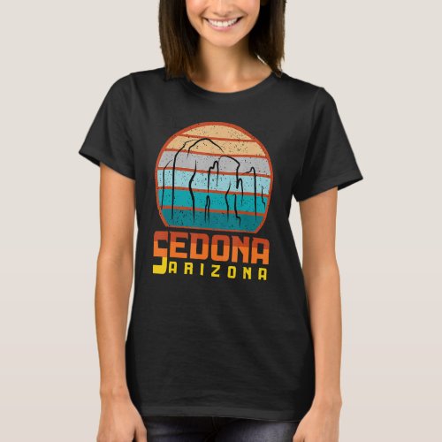 Arizona Desert Sedona Cactus Canyon Camping Nation T_Shirt