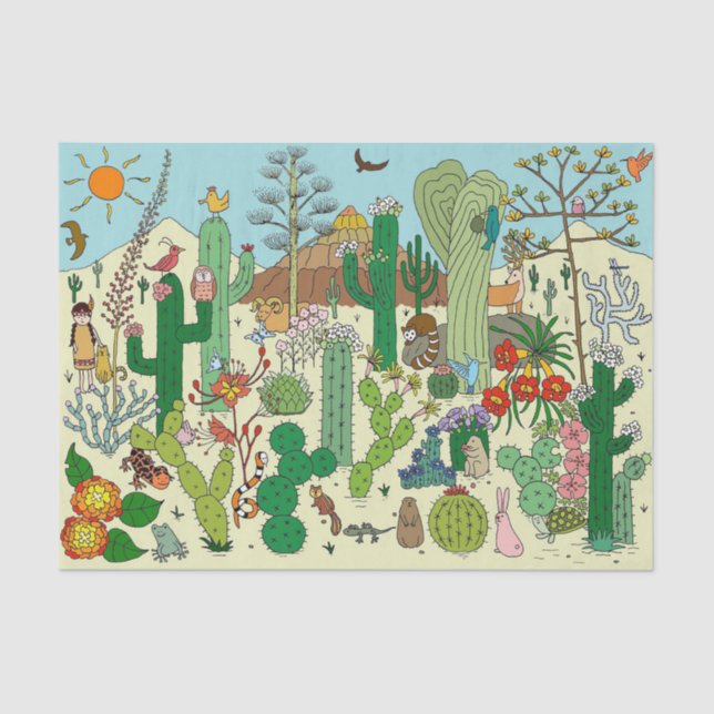 Arizona Desert Tissue Paper (Front)