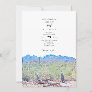 Arizona Desert Wedding Invitation
