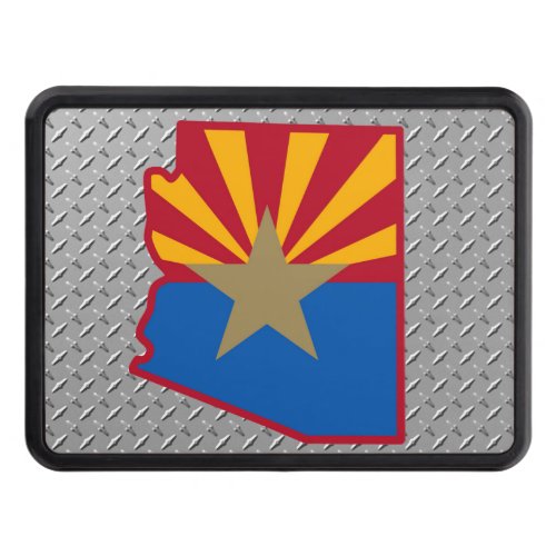 Arizona Diamond Plate Hitch Cover