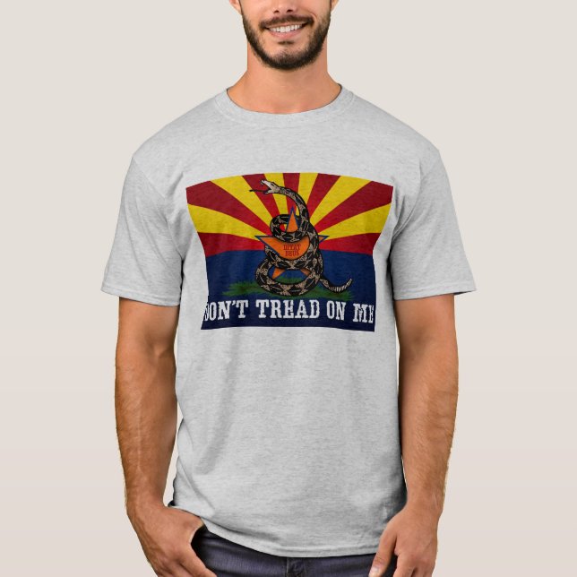 Arizona: Don't Tread on Me (Clean) T-Shirt (Front)