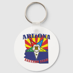 Arizona Eastern Star State Flag Keychain