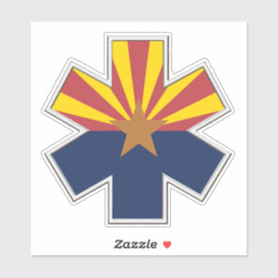 Arizona EMS Star of Life Sticker