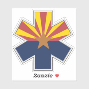 Arizona EMS Star of Life Sticker